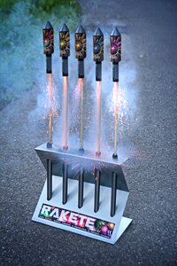 Rocket holder launcher pyrotechnics photo