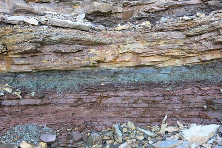 Layer of rock hirtzelweg dolomites