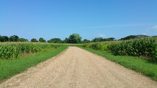 Road gravel road back road