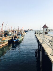 Fishing boats pier berth