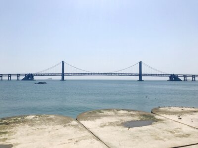 Dalian the sea bridge