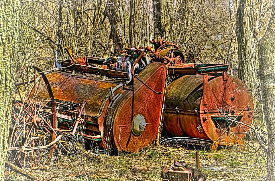 Machine old industrial