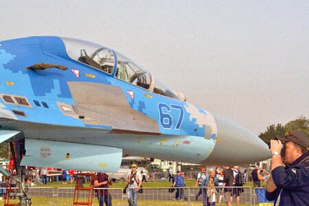 Aviation su-27 skies
