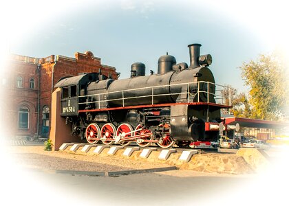 Russia taganrog steam locomotive photo