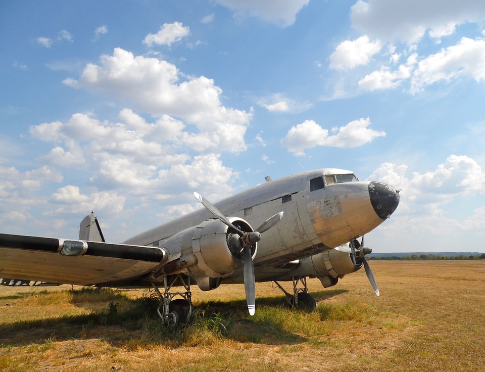 Classic vintage air plane
