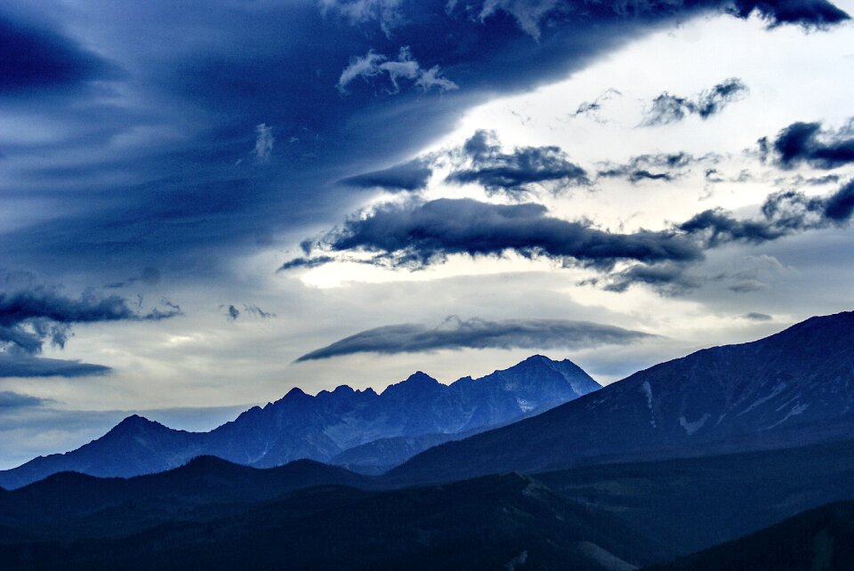Nature the height of the a view of the mountains