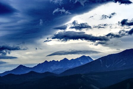 Nature the height of the a view of the mountains photo