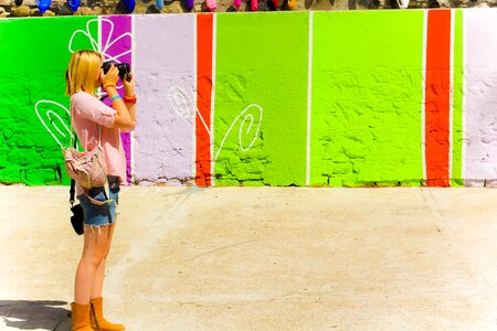 Photo model sunny day