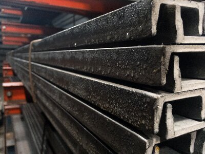 Metal warehouse iron photo