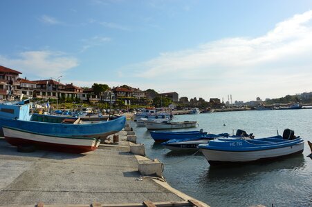 Nessebar port ship