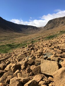 Mountain roche hiking