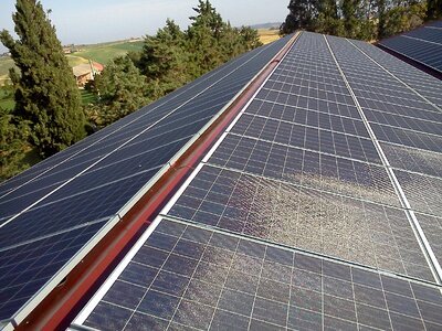 Solar energy photovoltaic panels pv