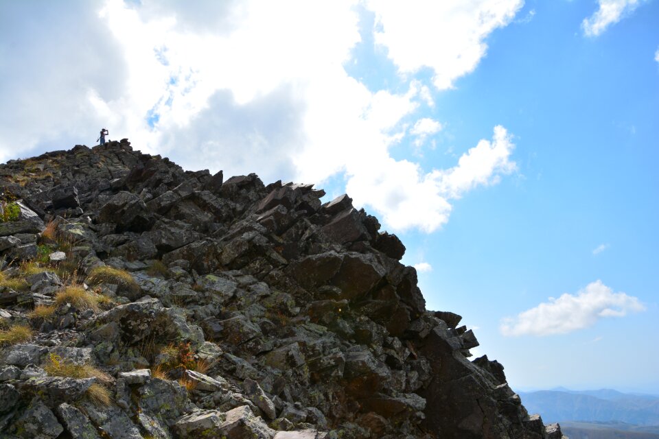 Sky grass mountain