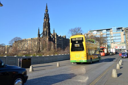 City bus building