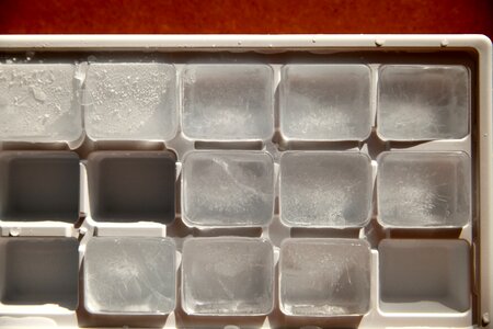 Frozen freezer fridge