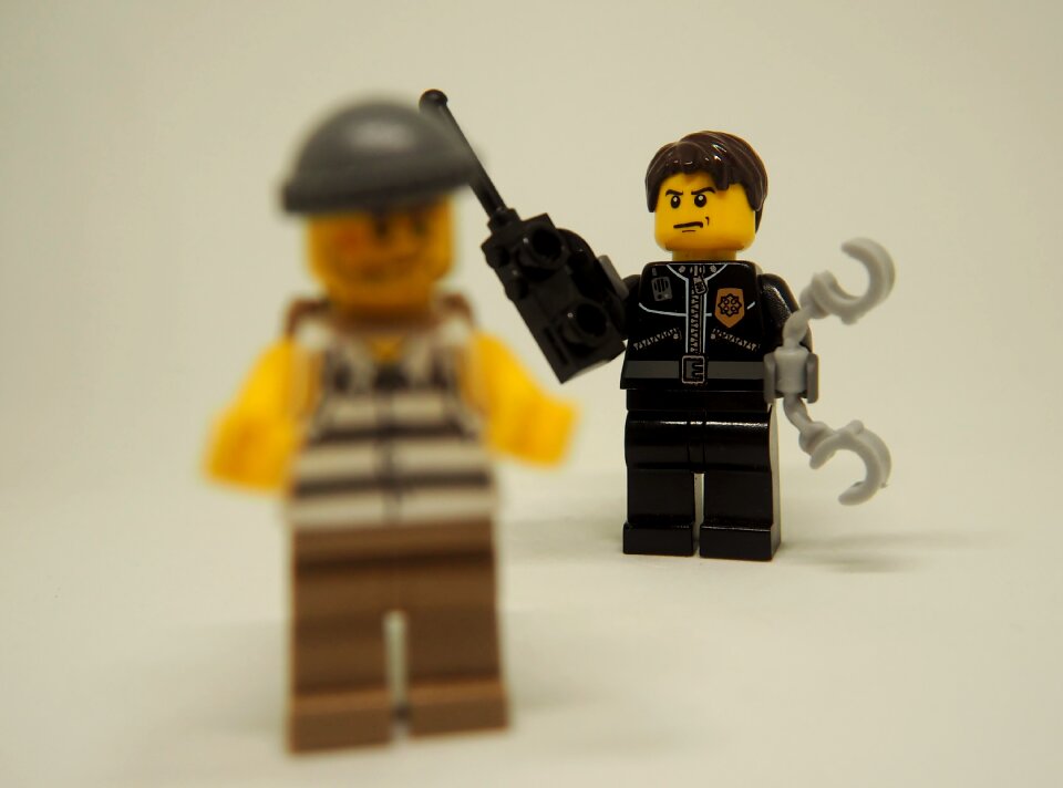 Lego arrest follow photo