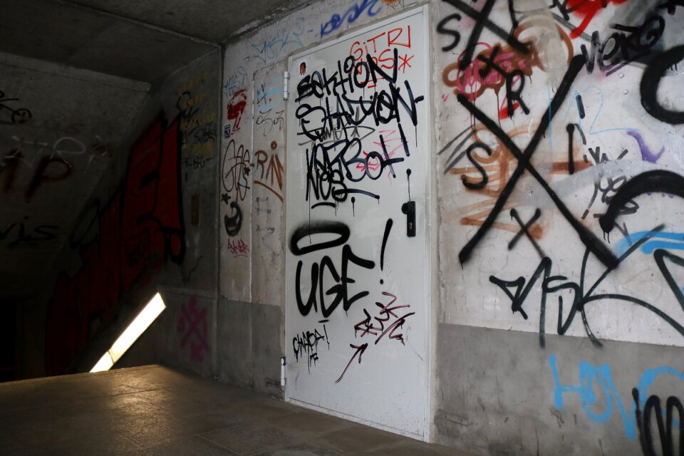 Tunnel weird underpass photo