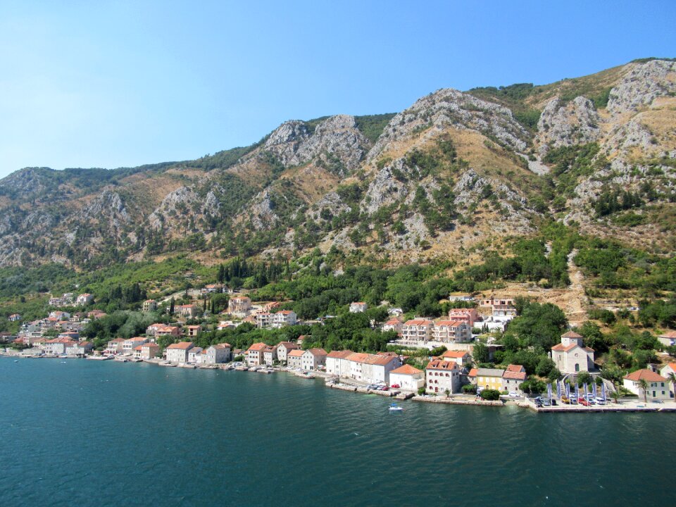 Montenegro maritime city bay