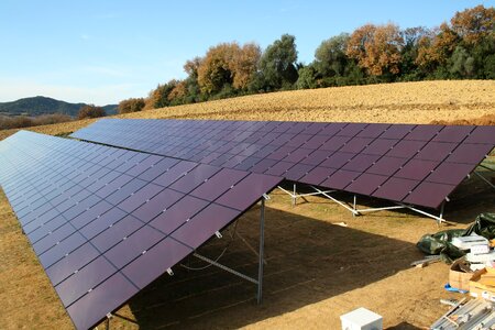 Solar energy energy saving amorphous