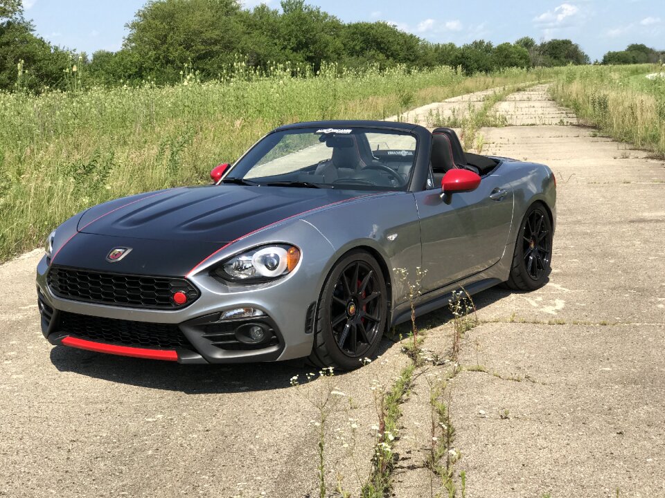 Fiat spider sportscar