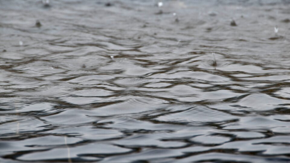 Raindrops the water tapping