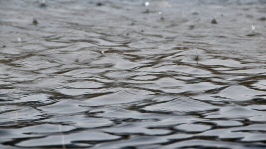 Raindrops the water tapping