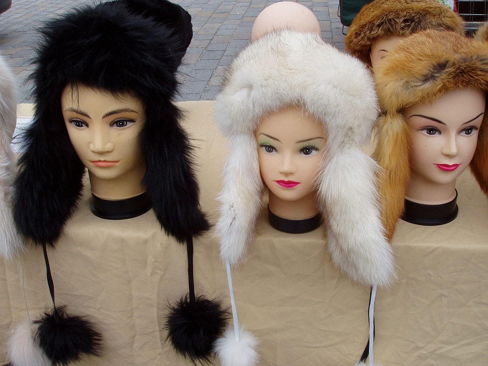 Warm winter clothing winter