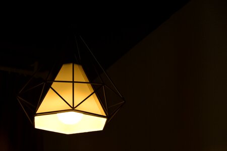 Lamp simple geometry photo