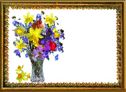 Gold frame