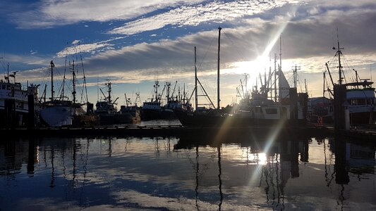 Docks sunset