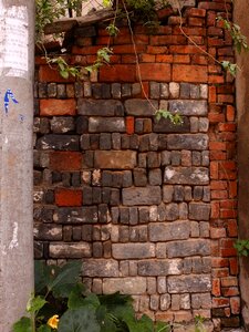 Brick wall the years ash brick