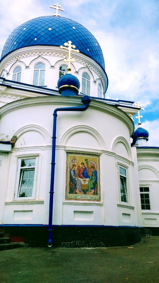 Sky autumn church