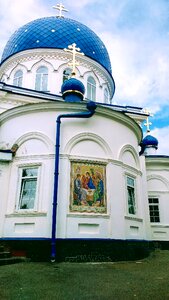 Sky autumn church