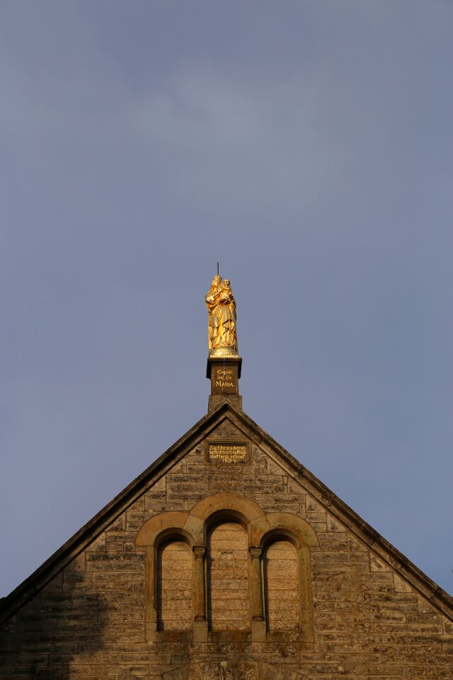 Christianity mother of god sculpture