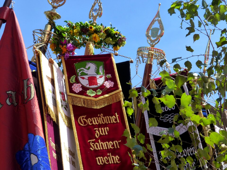 Customs bavaria flag dedication