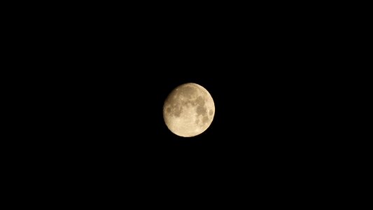 Night moon nature