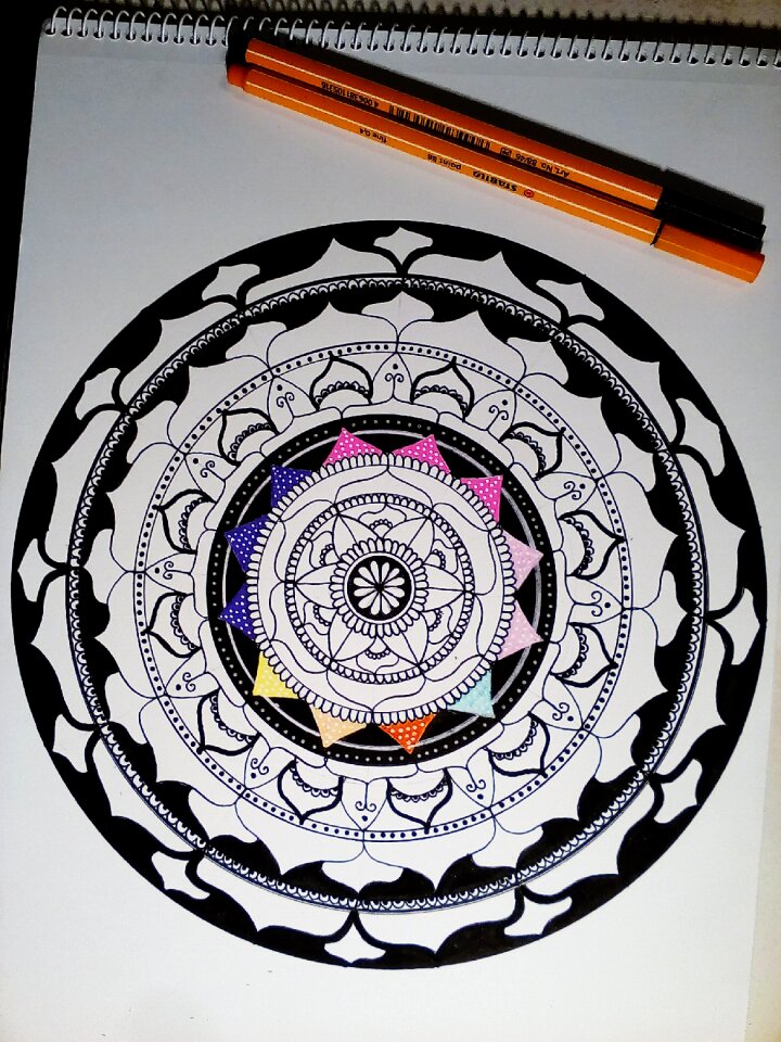 Mandalas art drawing