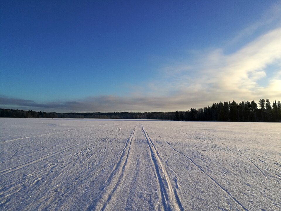 Snowy finnish finland