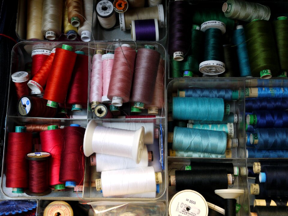 Nähutensilien bobbin haberdashery