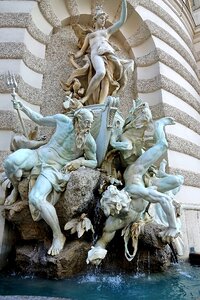 Vienna fountain austria