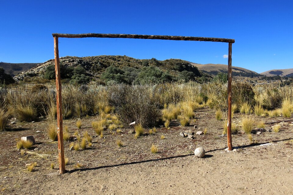 Abandoned goal line shadow