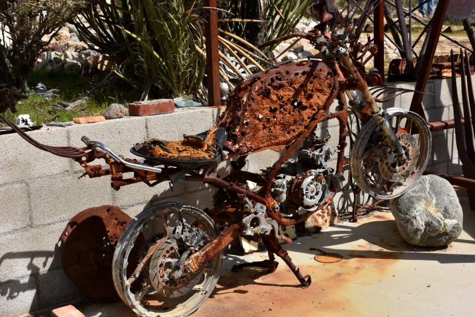 Rusted metal texture