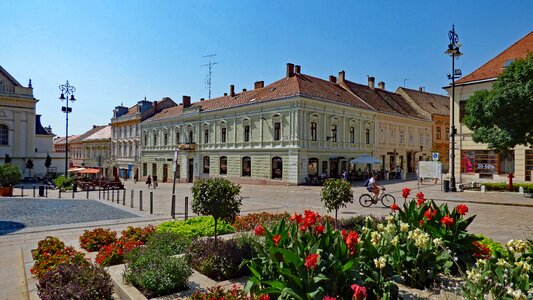 Architecture city square