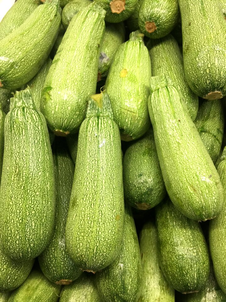 Zucchini vegetables market