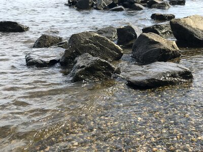 Wave coast landscape