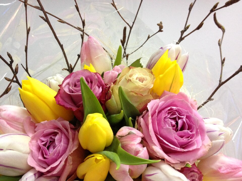The delicacy composition bouquet of flowers
