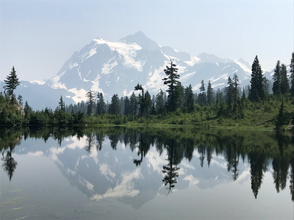 Mountain mirror photo