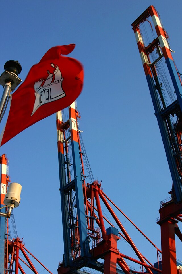 Hamburg port flag