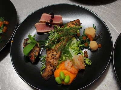 Seafood salmon lækkrier