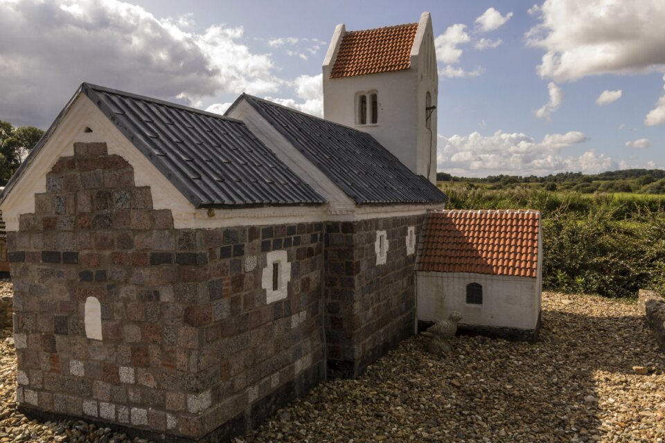 Church tourist attraction dollerup denmark